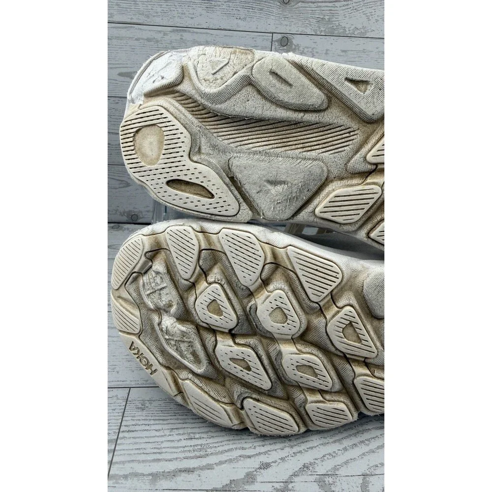 Hoka One One Clifton 9 1127895-WWH White 8.5B Womens Sneakers Running Shoes #190